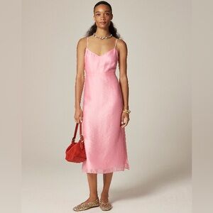 J.Crew Collection Natasha slip dress in organza CN260